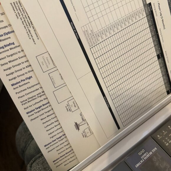 B-17 Flying Fortress Leader (open, unpunched) DVG Games & Draco Ideas - Picture 9 of 16